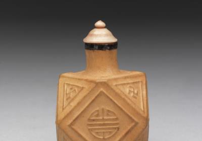 图片[2]-Molded gourd polyhedron snuff bottle with myriad longevity designs, 18th century, Qing dynasty-China Archive